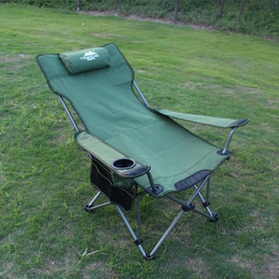 outdoors Beach chairs Folding chair deck chair portable backrest Leisure chair Go fishing chair household Siesta Noon break The bed chair