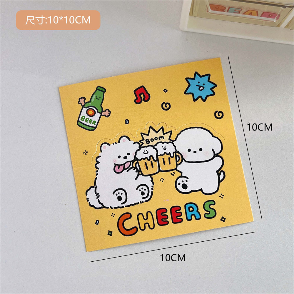 Tengyi marca conjunta original Lele Bean tarjeta de embalaje cabeza de tarjeta espalda niña tarjeta pequeña tarjeta decoración tarjeta inferior accesorios al por mayor