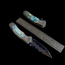 Knife, fruit knife, cutlery, hardware, high-end stone handle