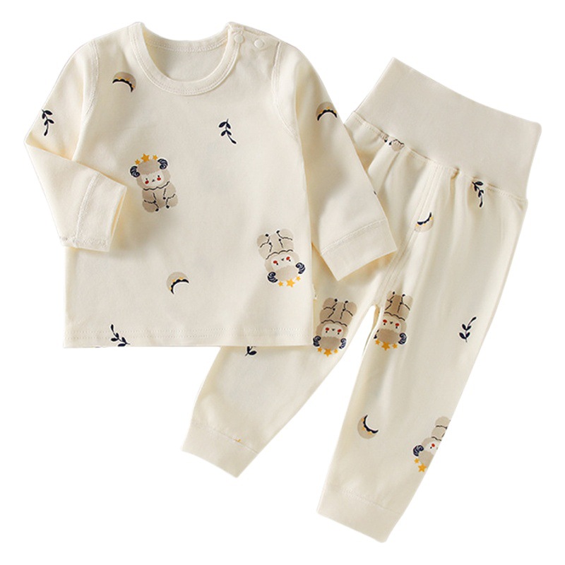 Baby Clothes, Class a Pure Cotton Children's Pajamas, Baby Separate Underwear, Autumn Clothing Set, Anyang Children's Clothing, Autumn Wholesale