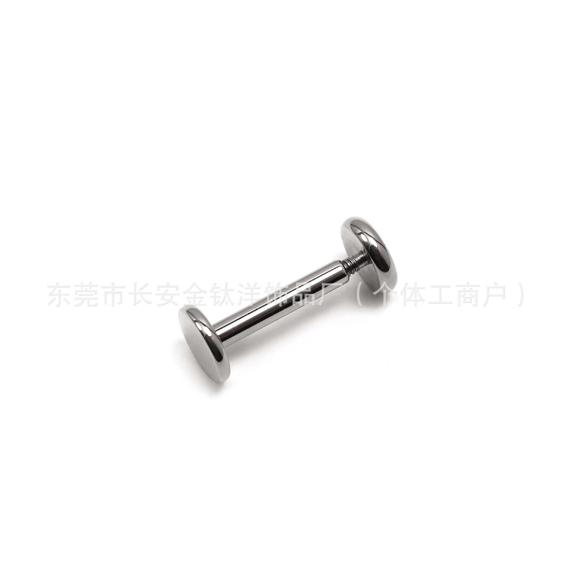 F136 Titanium Internal Thread Flat Curved Labret Stud Ear Nose Lip Piercing Jewelry G23 Titanium Alloy detail image 4