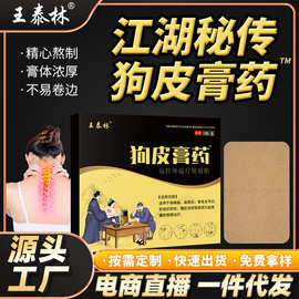 王泰林厂家狗皮膏药贴关节贴发热护颈护腰护膝跑江湖会销礼品