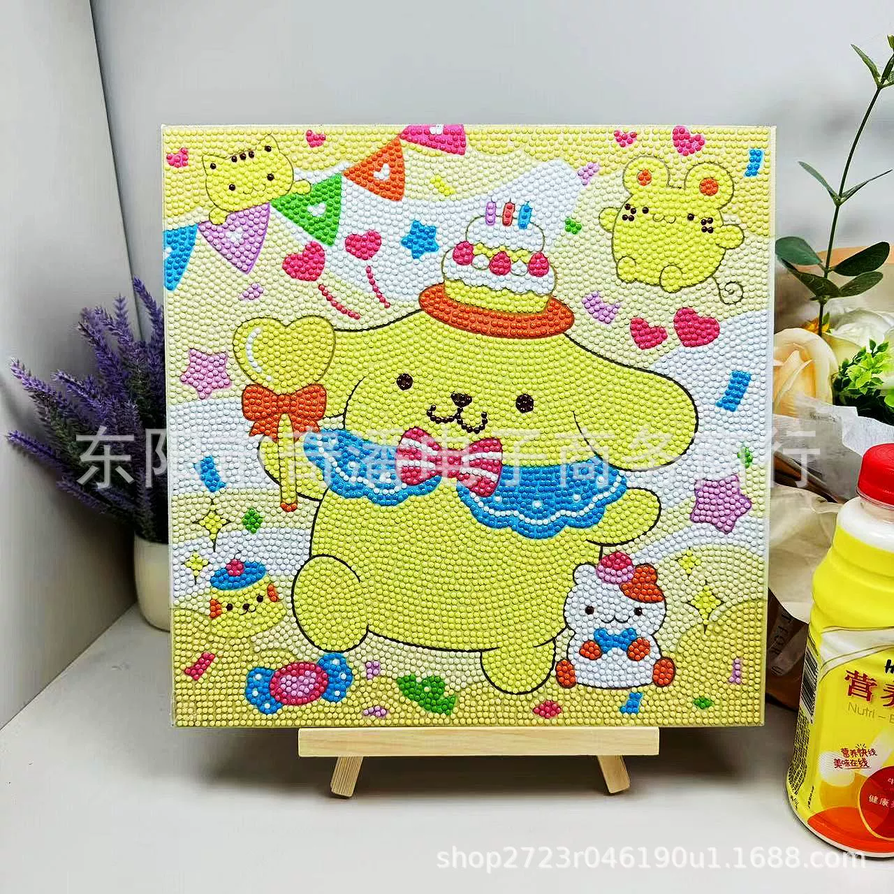 Бесплатная доставка/Новые 30*30 Алмазная живопись Diy Точечная алмазная живопись Детская ручная кладь Мозаика и Каменная живопись Спальня Декор Картина Оптовая