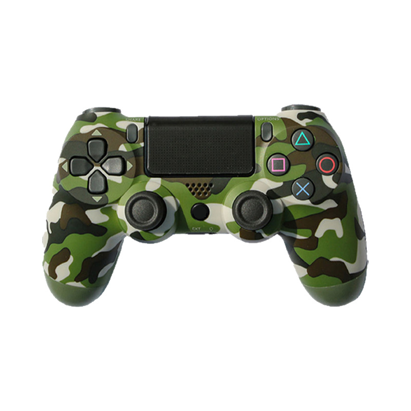 Ventas directas de fábrica Ps.4 controlador de pc de mango inalámbrico vibración de seis ejes giroscopio somatosensorial Bluetooth P4 gamepad