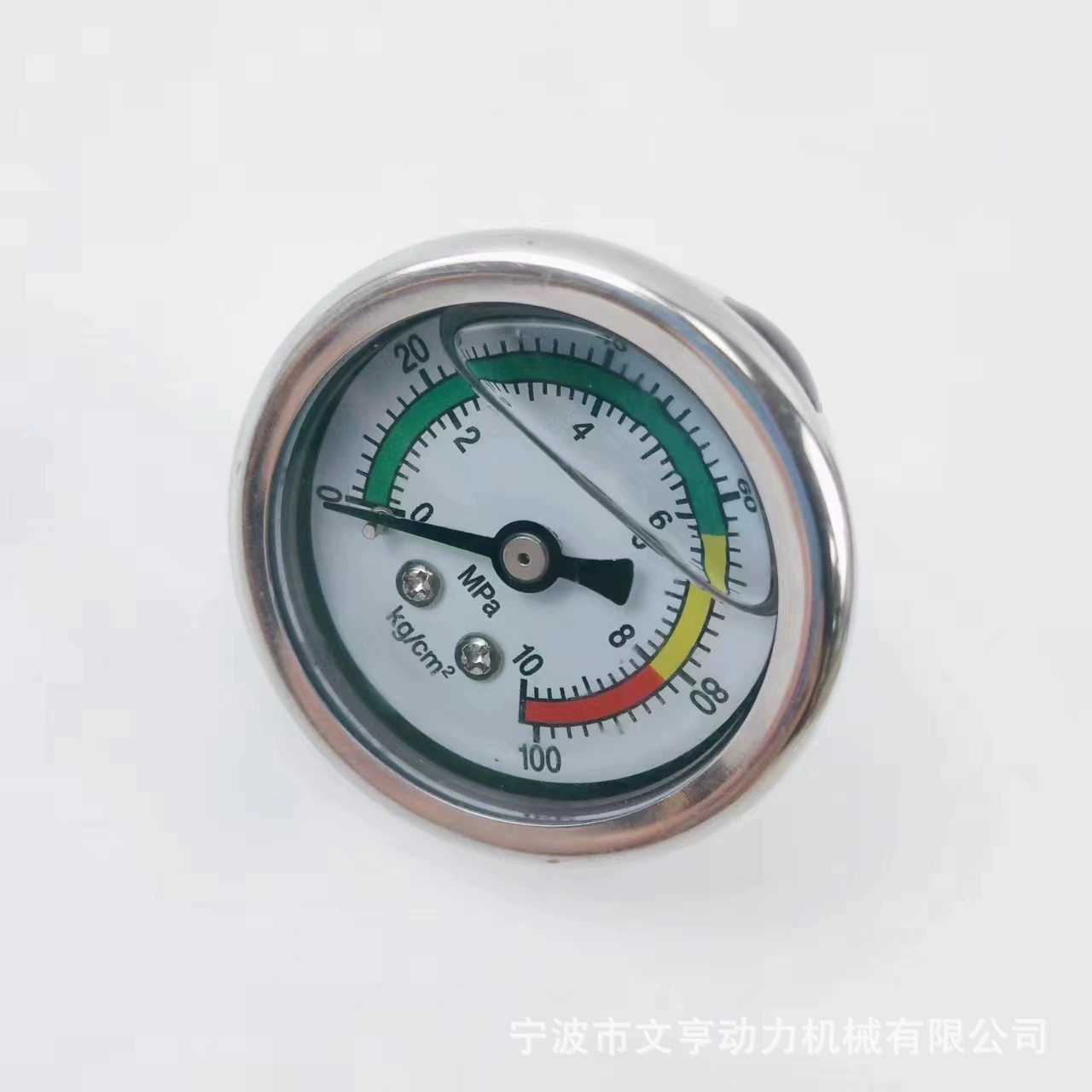 Ynt 40 Осевой двухкорпусный яркий прецизионный маслонаполненный сейсмический манометр Класс 1,6 Wen Heng Power Factory Outlet