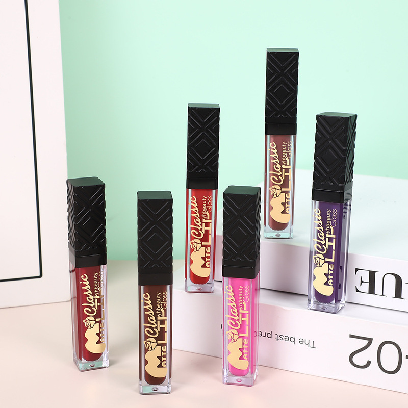 跨境红色系六色24支装不沾杯保湿唇彩混装加口红LIPGLOSS|undefined