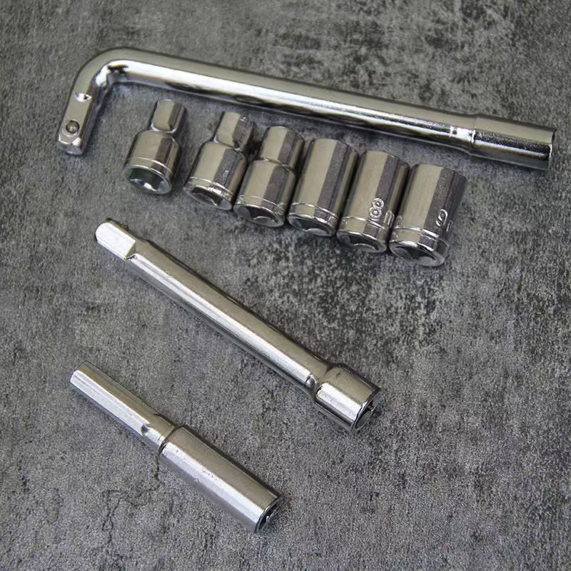 소켓 도구 조합 자동차 도구 상자 오토바이 수리 렌치 상자 가정용 소켓 조합 스크루 드라이버 27 개