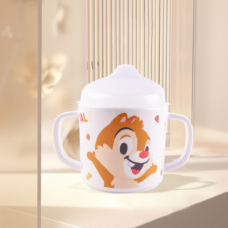 Disney high-looking Qiqi Titi drop-resistant set plate Cup Bowl spoon Fork baby food supplement plate cartoon style new product