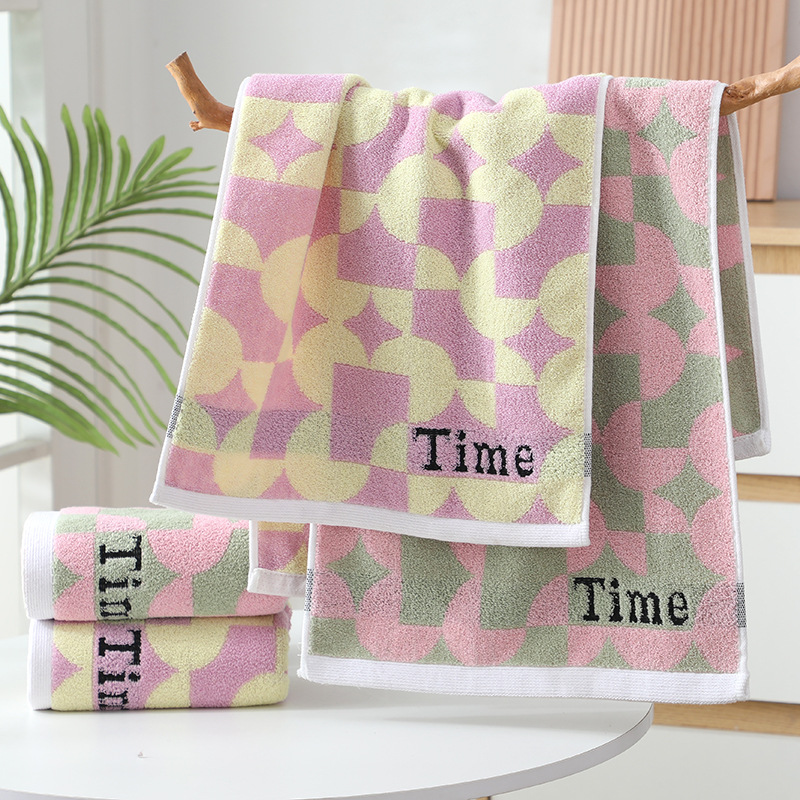 廠家批發洗臉巾加厚柔軟吸水擦臉毛巾時尚印花商超供應成人毛巾
