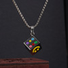 Multilayer fashionable space astronaut hip-hop style, necklace, trend pendant, sweater