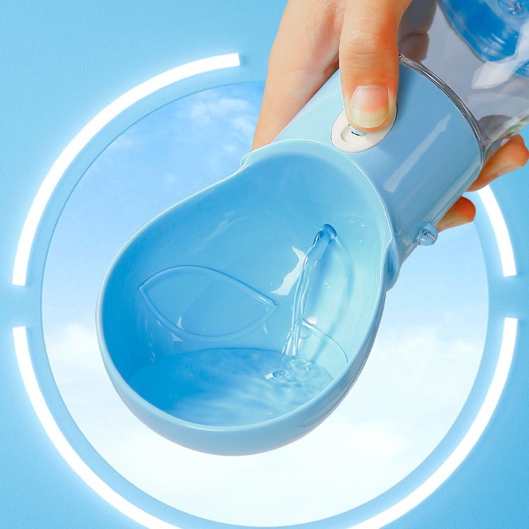 Perro salida taza de agua portátil botella de agua potable al aire libre pasear perro agua potable alimentación botella de agua mascota taza portátil suministros