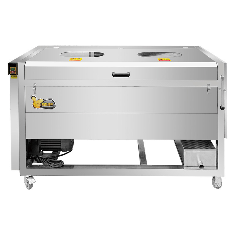 máquina de limpieza de cepillo de rodillos de Mao Xuzhong, limpieza multifuncional, eliminación de barro, papas dulces, frutas y verduras, eliminación de impurezas, máquina de limpieza y descascaramiento