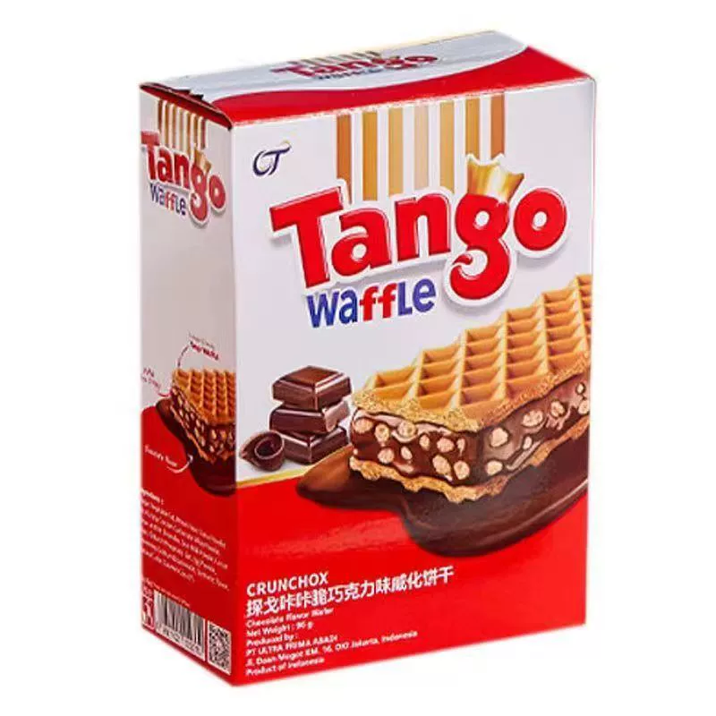 96 г Tango хрустящие молочные вафли с вкусом молока, кулинарный перекус для дневного чая, оптовая продажа