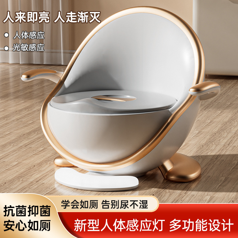 Orinal para niños, orinal para bebés, orinal para entrenamiento de ir al baño para niños y niñas, asiento de inodoro para niños de 0 a 3 años, orinal de PP, modelo mejorado