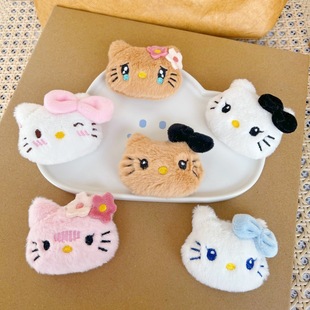 Plush Kt Cat Costume Doll Brooch Hellokitty Cute Doll School Bag Decoration Accessories