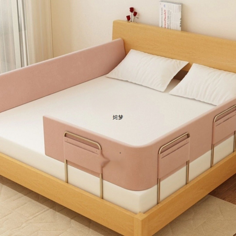 Z% Bed Fence Baby Safety Anti-Collision Guardrail Soft-Packed Guardrail One-Sided Multi-Sided Universal Baby Bedside Anti-Fall Protection