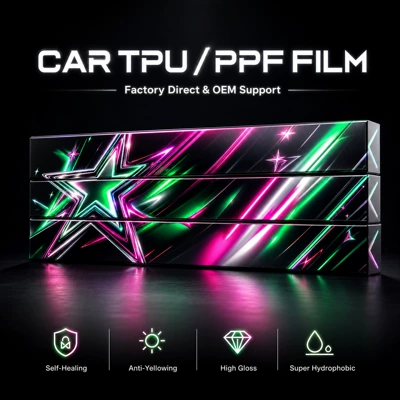 Tpu Car Wrap, Car Film, Ppf Transparent Car Wrap, Car Film for the Entire Vehicle, Car Wrap with 10-Year Warranty, 7.5Mil