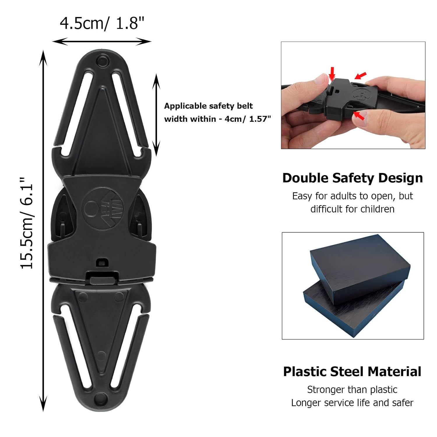Spot car seat chest strap clip anti-escape child safety seat chest buckle adjuster child seat accessories batch