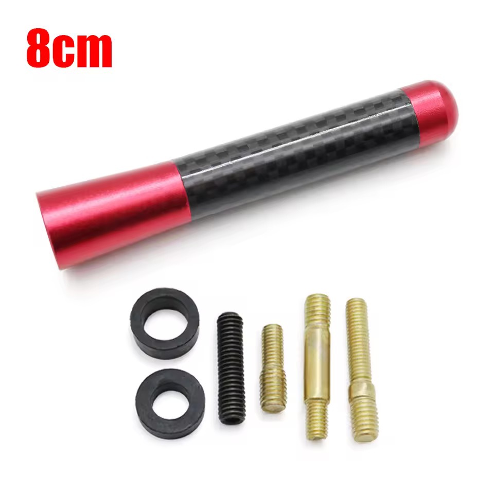 Car Antenna Signal, Qìchē vehicle antenna - 8cm-red