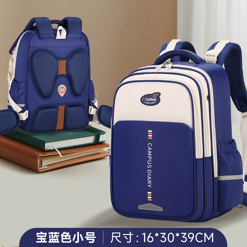 2025 nuevo viento británico de gran capacidad ligera mochila escolar para niños y niñas 1 - 3 - 6 grados mochila