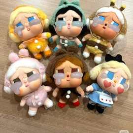 跨境眼泪娃娃可爱软胶卡通高级汽车钥匙链礼品包包挂件批发钥匙扣