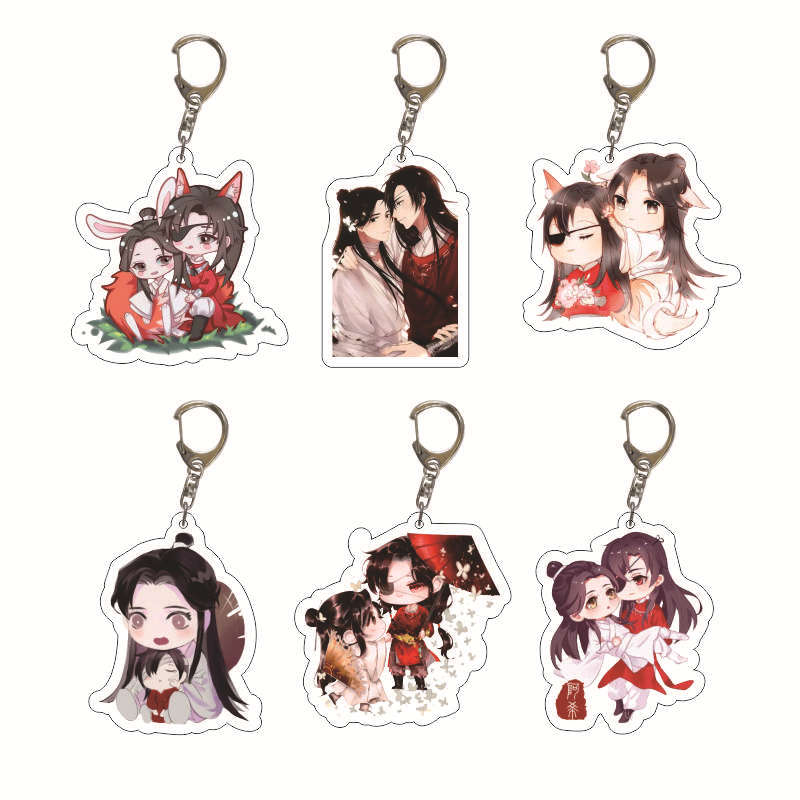 Heavenly Officials Bestow Blessing Acrylic Acrylic Transparent Dual-Sided Heavenly Officials Xie Lian Huacheng Anime Merchandise Figure New Personality