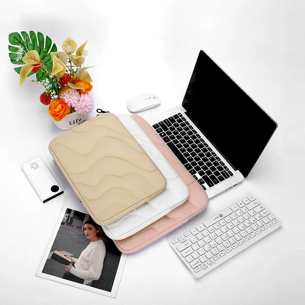 Cross-border Korean-style simple laptop bag 2026 new model inner sleeve bag, portable and fresh solid color tablet bag for travel