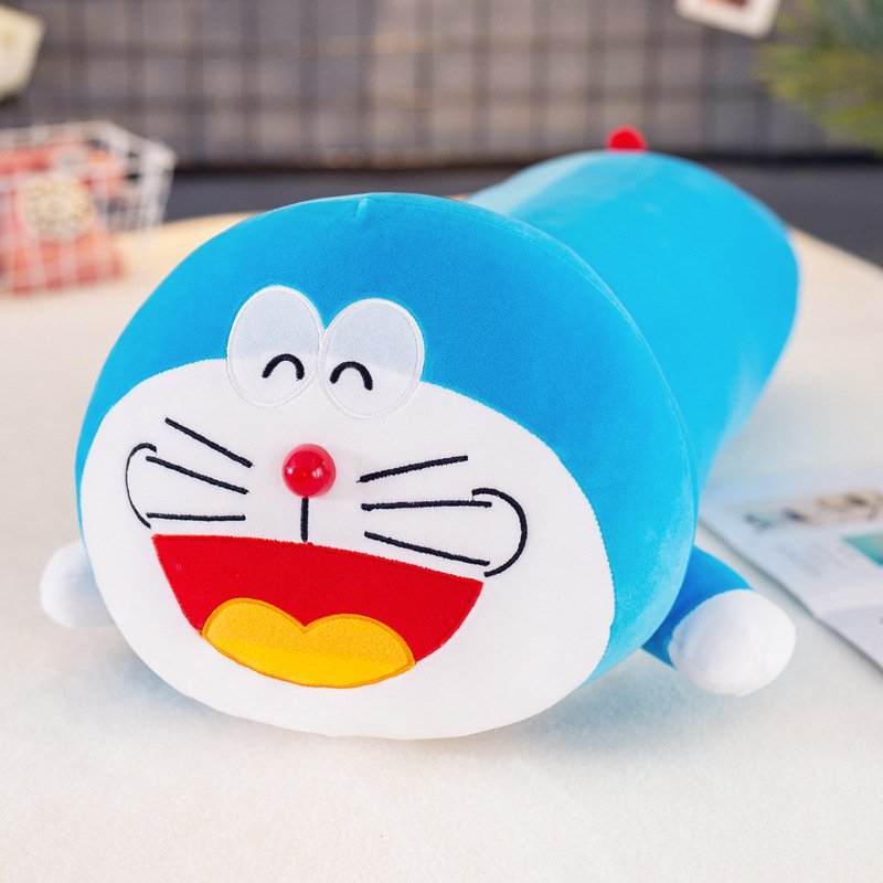 Ming cilíndrica Jingdang almohada gato muñeca Linda Doraemon regalo de los niños juguete de peluche regalo al por mayor de la fábrica