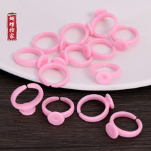 ��ɫ�_�ڽ�ָȦ������ ��ͯ�Ʒdiy�ֹ�����������ָ�h�A�����