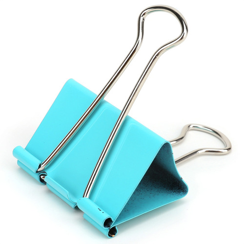 Deli long tail clips, various models, student test paper clips, office supplies, colored metal bill clips, strong clips