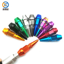 汽车轮胎个性改装气门嘴帽尖头子弹头气门盖 铝合金摩托车帽盖