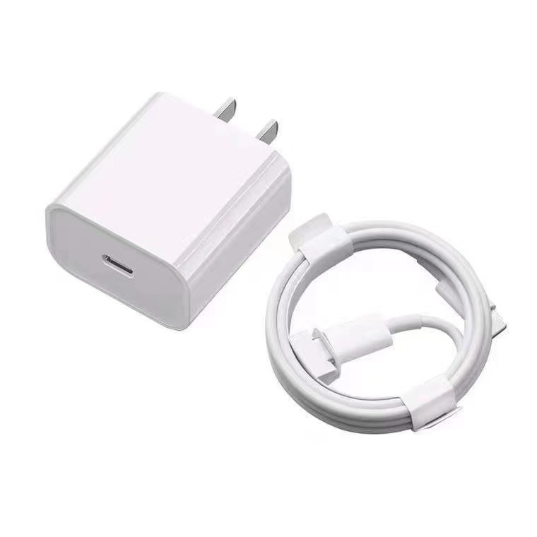 Verdadero PD carga rápida 20W cabeza de carga rápida cable para Apple 15 cargador 3C certificado PD30W cargador traje