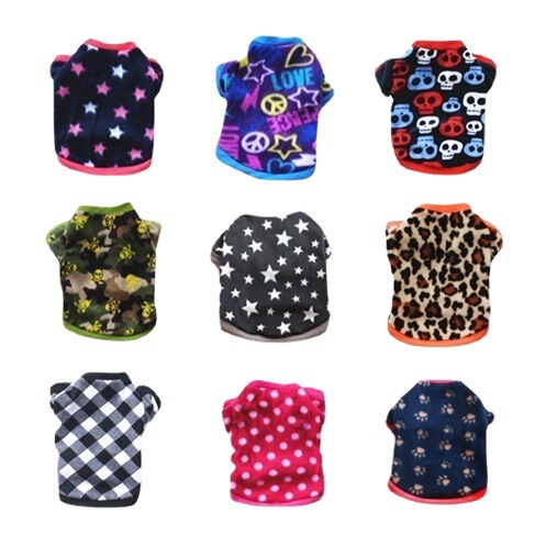 Pet Puppy Autumn and Winter Polar Fleece Jacket Warm Sweatshirt Factory Direct Sale Teddy Pet Puppy Autumn and Winter Polar Fleece Jacket Warm Sweatshirt Factory Direct Sale Teddy