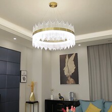 后现代吊灯北欧简约创意客厅卧室灯具玻璃棒设计师轻奢水晶餐厅灯
