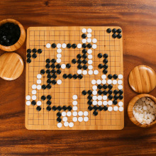 围棋套装五子棋子黑白棋子儿童学生益智初学者成人木制楠竹棋盘