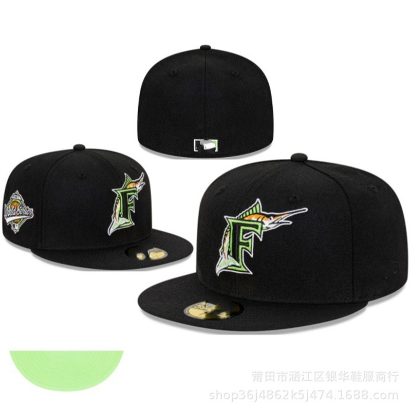 跨境跨境美式SOX全封闭棒球队道奇棒球帽子刺绣嘻哈洋基队闭口平|undefined