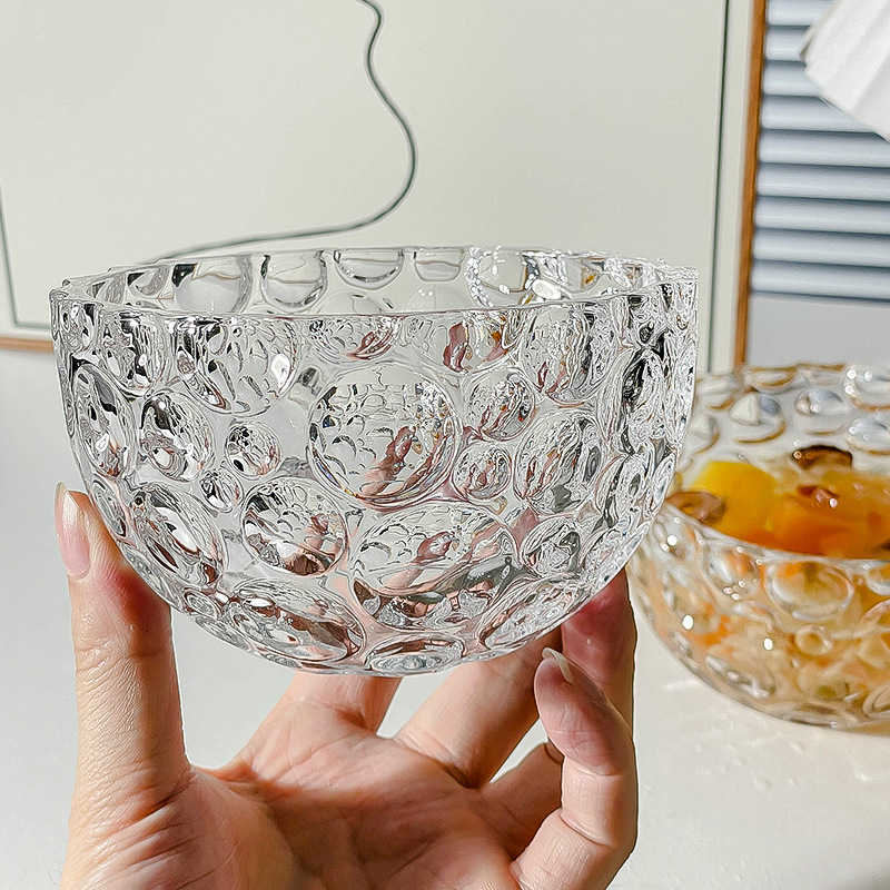 Creative Bubble Ring Yogurt Salad Bowl Glass Fruit Bowl Sugar Water...