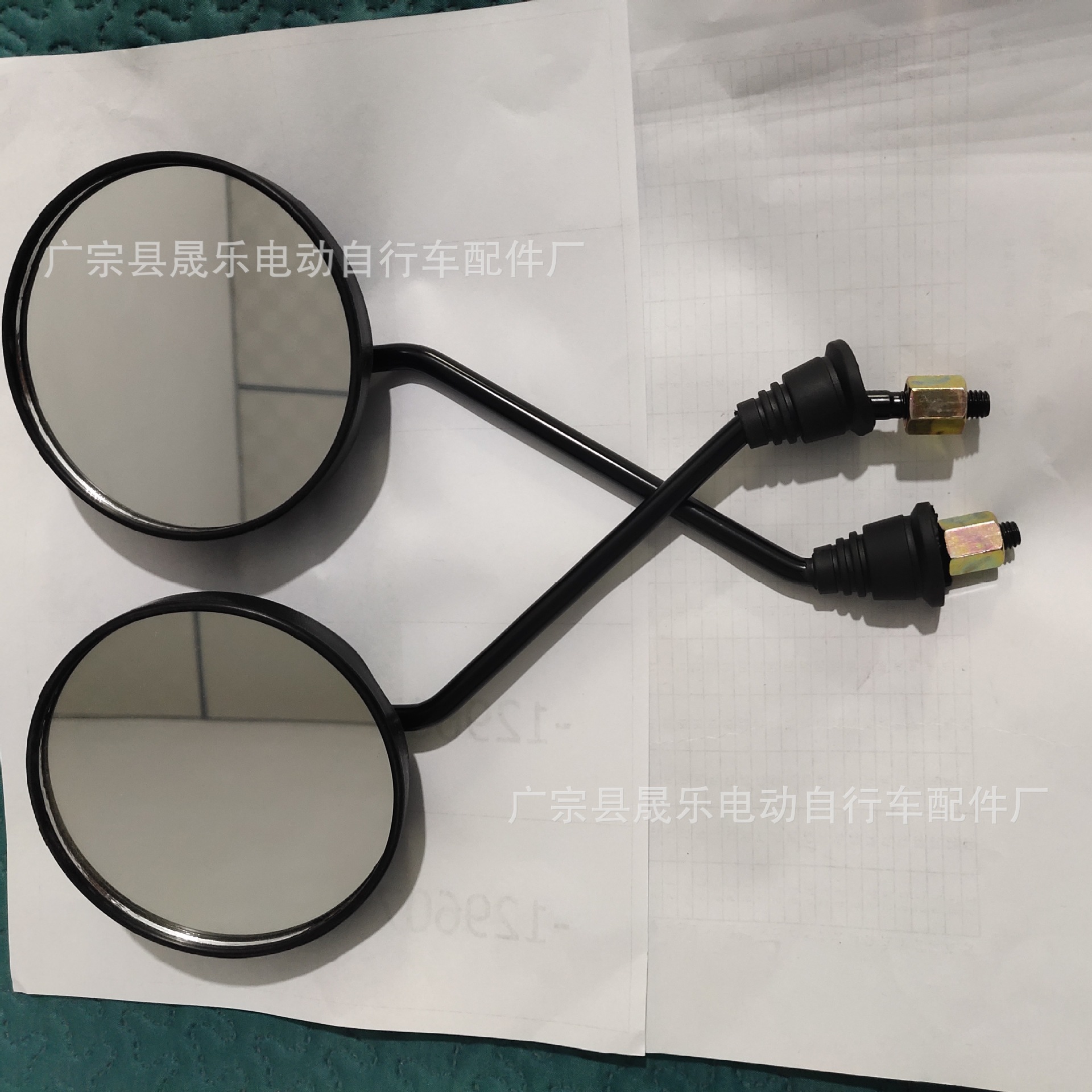 Wholesale electric car tricycle reflector calf Turtle King 8-wire rearview mirror scooter rearview mirror convex mirror