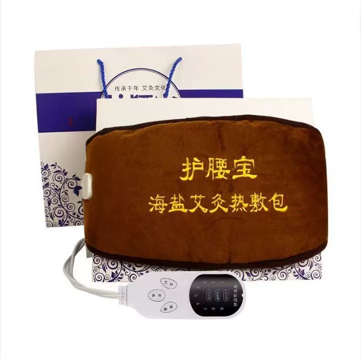 Электрическое нагревание морской соли, овсяной пух, плечо, шея, наколенник, прижигание, прижигание, теплая, полынь, полынь
