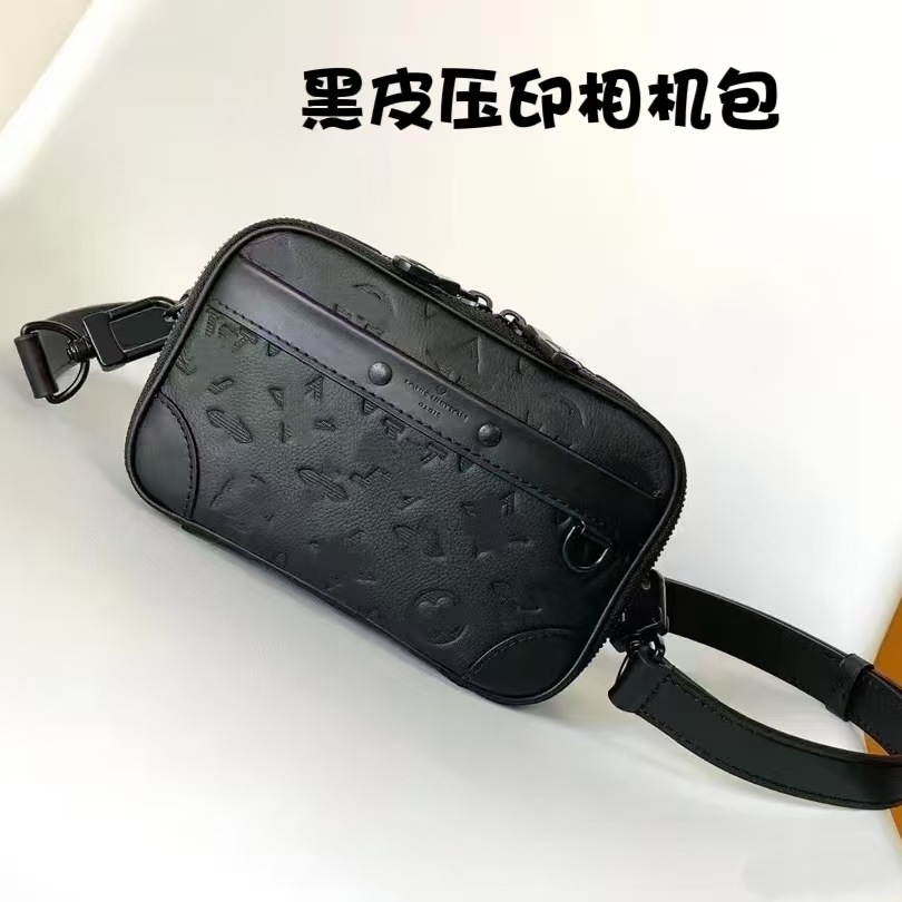 New trendy cross-border foreign trade brand men's shoulder and crossbody bag, stylish and versatile for commuting, camera bag, portable storage bag