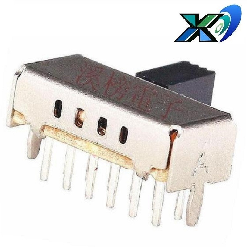 四档滑动开关金码接触片  四位拨动开关走弹片  四档拨码开关侧插