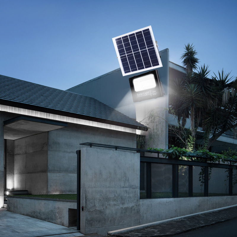 新款太阳能投光灯家用户外防水庭院灯充电LED惠民新农村源头工厂