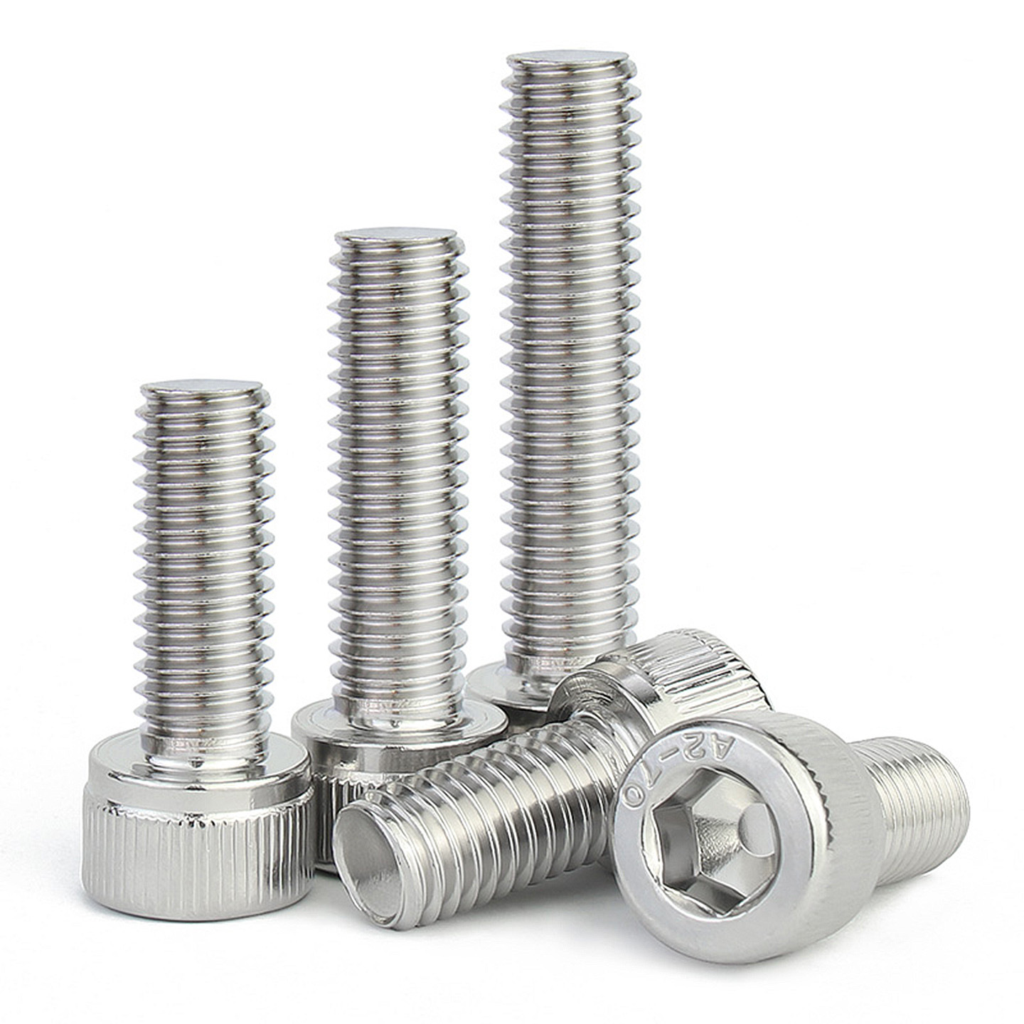 304 stainless steel hexagon socket screw M3M4M5M6M8 cup head bolt cylindrical head hexagon socket ma