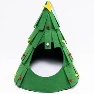 Parrot Christmas Tree Nest, Pet Sleeping Room for All Seasons, Sugar Glider Sleeping Nest, Flower Branch Rat Hanging Nest Toy