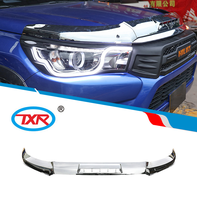 Texin Rui Aplicable a Toyota Hailax Bloque de grava con letras de luz, protección todoterreno, accesorios hilux revo
