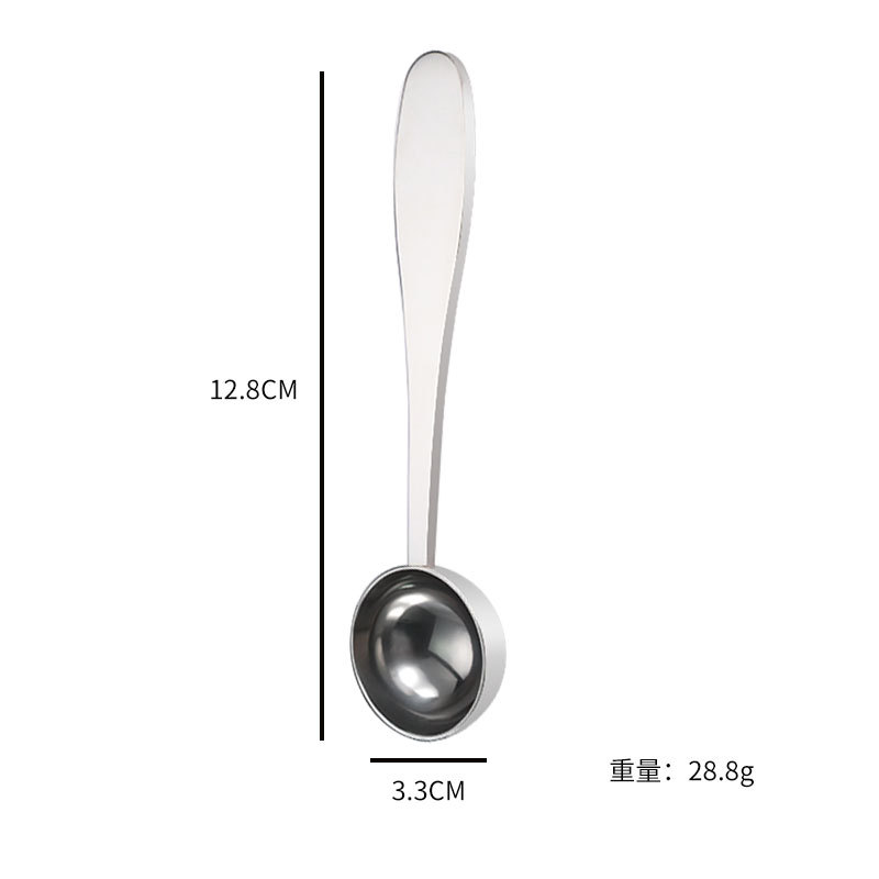 Acero inoxidable café leche té utensilios de cocina cuchara cuantitativa cuchara de polvo cuchara de condimentos herramientas de cocina de horneado cuchara cuantitativa