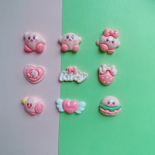 Kabi Set Cartoon Resin Jewelry Accessories DIY Mobile Phone Case Cream Glue Handmade Hairpin Water Cup Material Wholesale