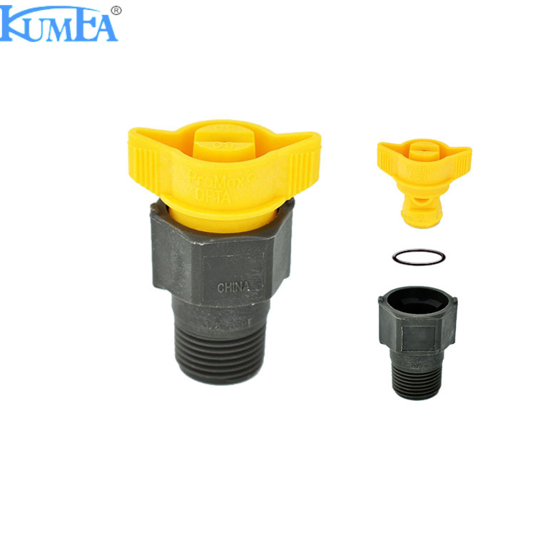 斯铂润1/4QPPA+QPTA扇形快拆喷嘴塑料夹扣清洗替代斯普瑞