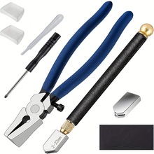 玻璃刀瓷砖切割件套 弧形开启掰断器 玻璃跑步破碎钳