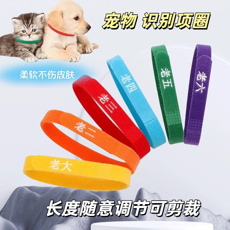Ошейник для классификации домашних животных, ошейник для идентификации котят и щенков, ожерелье для новорожденных щенков и кошек, ожерелье для молочных собак